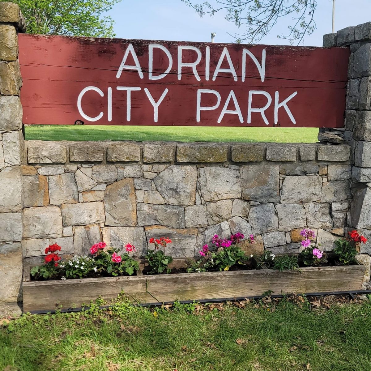 city park sign